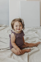 Load image into Gallery viewer, Organic Cotton Muslin Luna playsuit - WISTERIA