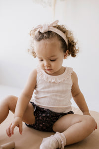 Organic Cotton Pincord Willow Bloomer - Peony Floral