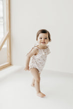 Load image into Gallery viewer, Organic Cotton Muslin Luna Playsuit - Sweet Pea Floral