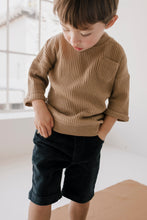 Load image into Gallery viewer, Organic Cotton Waffle Easton Top - Putty