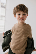 Load image into Gallery viewer, Organic Cotton Waffle Easton Top - Putty