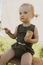 Load image into Gallery viewer, Organic Cotton Bloomer - Tiny Dots Olive
