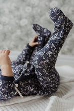 將圖片載入圖庫檢視器 Organic Cotton Wrap Onepiece - Blueberry Floral