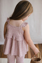 Load image into Gallery viewer, Organic Cotton Kaia Top - Lulu Floral Powder Pink