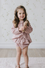 將圖片載入圖庫檢視器 Organic Cotton Muslin Long Sleeve Top - Ash Pink