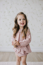 將圖片載入圖庫檢視器 Organic Cotton Muslin Long Sleeve Top - Ash Pink