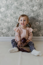 Load image into Gallery viewer, Organic Cotton Legging - Blueberry Floral