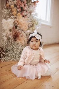 Organic Cotton Headband -  Limonium Floral