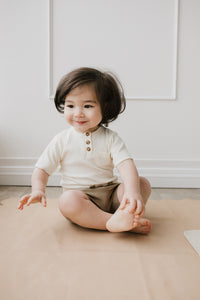 Philippe Short Sleeve Top - Egret