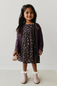 Organic Cotton Rosie Dress - Dusky Juniper