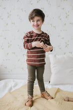 將圖片載入圖庫檢視器 Organic Cotton Fine Rib Legging - Bear
