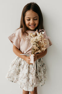 Imogen Pima Cotton Top - Dusky Rose