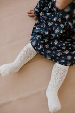 Load image into Gallery viewer, Scallop Weave Knee High - Milk