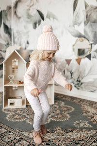 Cosy Hat - Apricot Fleck