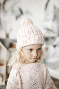 Cosy Hat - Apricot Fleck