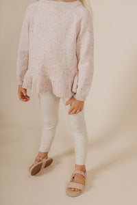 Organic Essential Leggings - Oatmeal Marle