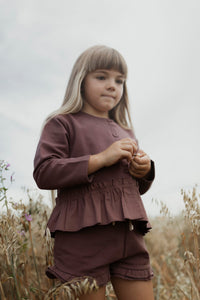Organic Cotton Gracie Short - Berry Conserve