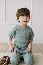 Load image into Gallery viewer, Philippe Short Sleeve Top - Sky