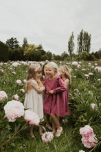 Load image into Gallery viewer, Organic Cotton Muslin Lily Dress - Damson