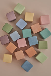 Cubes Earth Pastel, 20 cubes