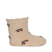 Load image into Gallery viewer, 2 PACK JACQUARD SOCKS - CHERRY/ GRAND CHERRY