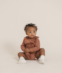 Petal Knit Sweater | clay