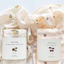 Load image into Gallery viewer, 3 PACK MUSLIN CLOTHS - LEMON