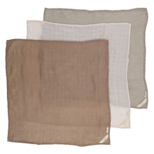 Load image into Gallery viewer, 3 PACK MUSLIN CLOTHS - ROSE DUST (4366669479998)