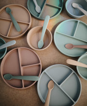 將圖片載入圖庫檢視器 Silicone Suction Plate (Cambridge Blue)