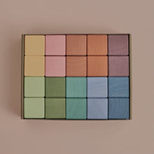 將圖片載入圖庫檢視器 Cubes Earth Pastel, 20 cubes