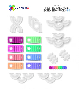 80pc Pastel Ball Run Expansion Pack
