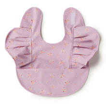 Load image into Gallery viewer, Lilac Bloom Frill | Snuggle Bib Waterproof