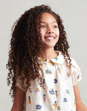 Load image into Gallery viewer, Short Sleeve Blouse -  Gardenia