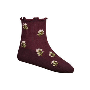Alison Frill Ankle Sock - Fig