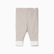 Load image into Gallery viewer, Blush &amp; Khaki Stripe Leggings