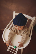 Load image into Gallery viewer, BEANIE FONZIE BLUE