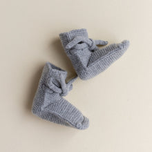 Load image into Gallery viewer, BOOTIES GREY MEIANGE | 0-9 months