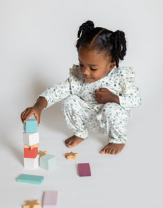 Flutter Romper - Bluebells