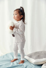 Load image into Gallery viewer, Blush &amp; Khaki Stripe Leggings