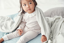Load image into Gallery viewer, Blush &amp; Khaki Stripe Leggings