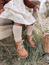 Load image into Gallery viewer, Cable Weave Knee High Sock - Pillow