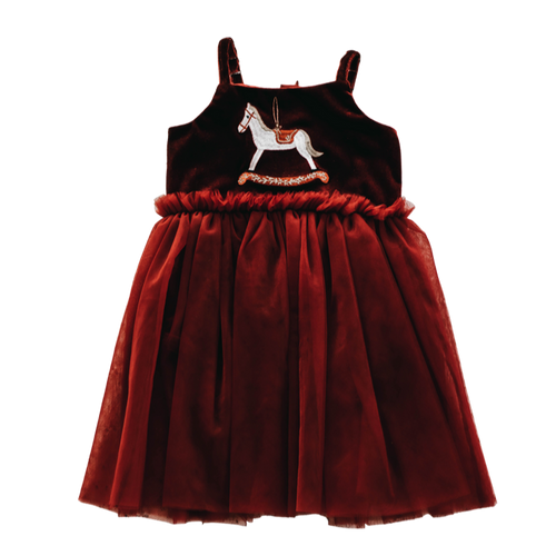 Rocking Horse Dress (wash me separately)