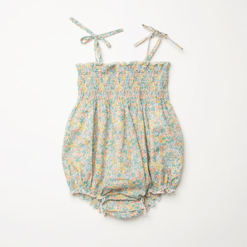 Dominos Romper - Pesteron Liberty Print Cotton