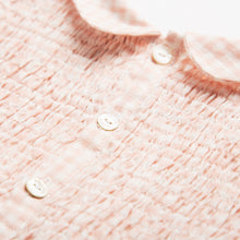 Load image into Gallery viewer, Draughts Dress - Powder Pink Check Linen