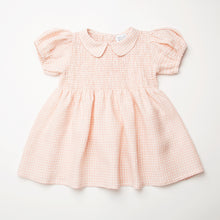 Load image into Gallery viewer, Draughts Dress - Powder Pink Check Linen