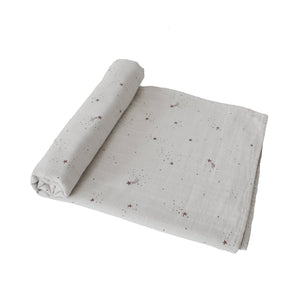 Muslin Swaddle Blanket Organic Cotton (Falling Stars)