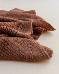 BLANKET FELIX TERRACOTTA