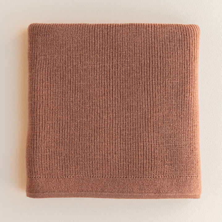 BLANKET FELIX TERRACOTTA
