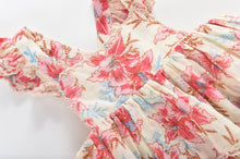 Load image into Gallery viewer, Salomé Romper - Raspberry Flowers