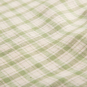 Daisy Chain Dress - Olive & Oat Check Linen